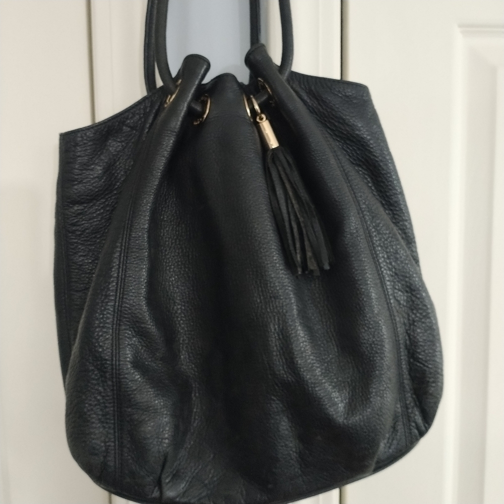 Michael Kors Black Medium East West Ring Tote - Picture 3 of 12